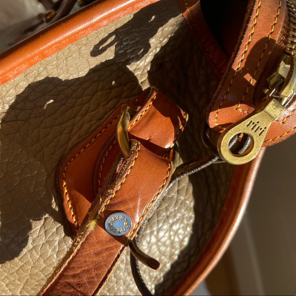 Dooney & Bourke Tan and Brown Tote Bag - Picture 6 of 8